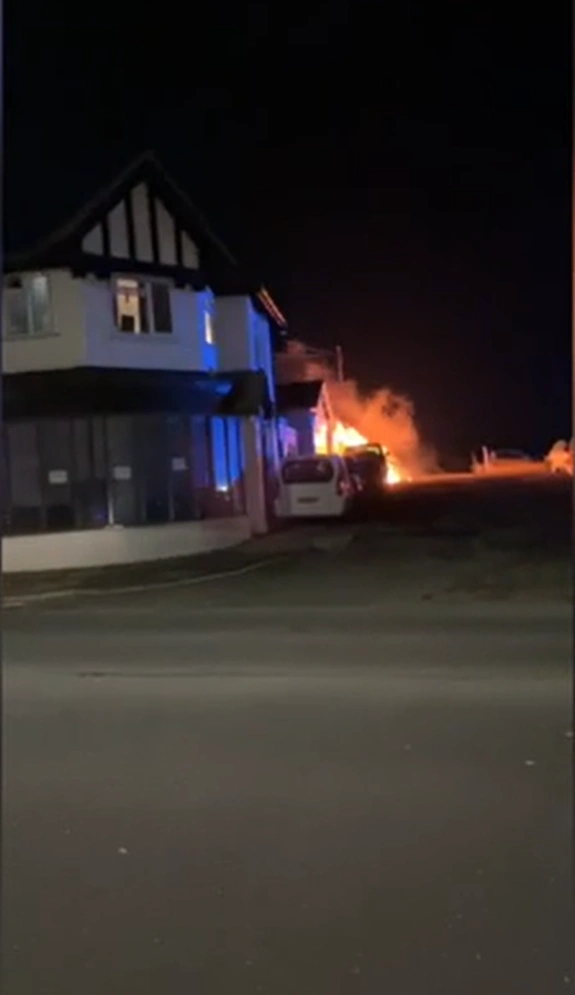 Sussex Police is treating the fire as suspected arson and a hate crime